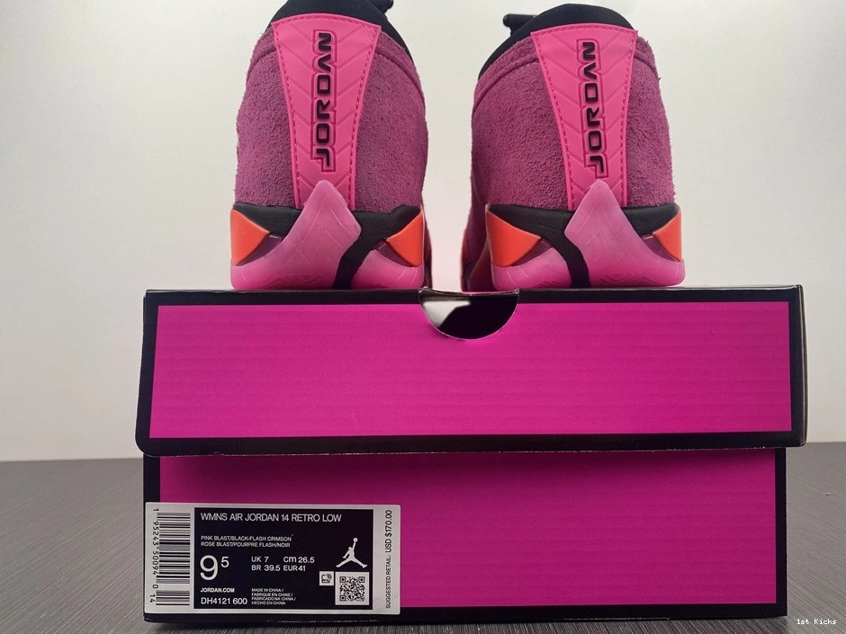 Pink 14 Low Air Jordan Blast DH4121-600 Shocking 0831